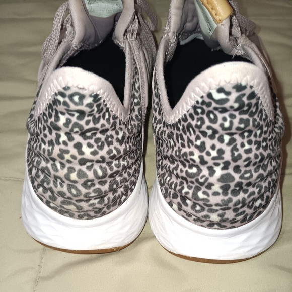 New Balance Women's Mauve and Leopard Sneakers - Picture 3 of 6